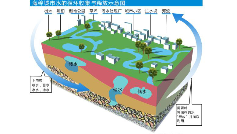 看社會熱議的海綿城市是什么一番景象-藍(lán)膜